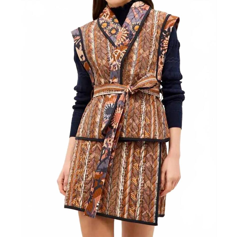 NEW MARIE OLIVER bowie vest in kismet